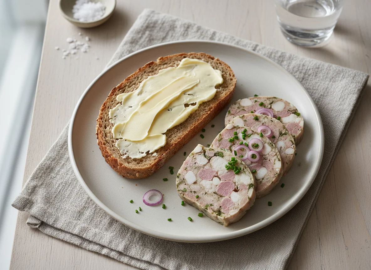 Brot mit Sülze photo