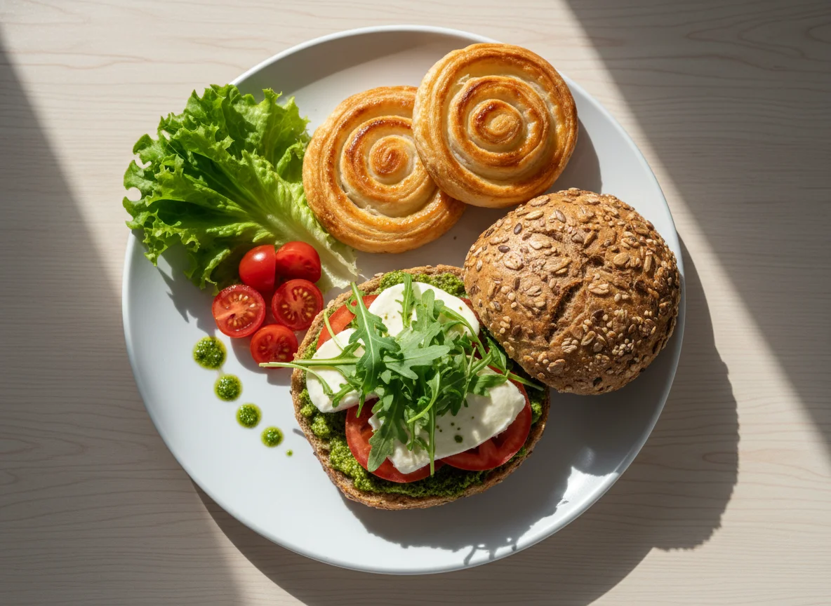 Brötchen und Blätterteiggebäck photo