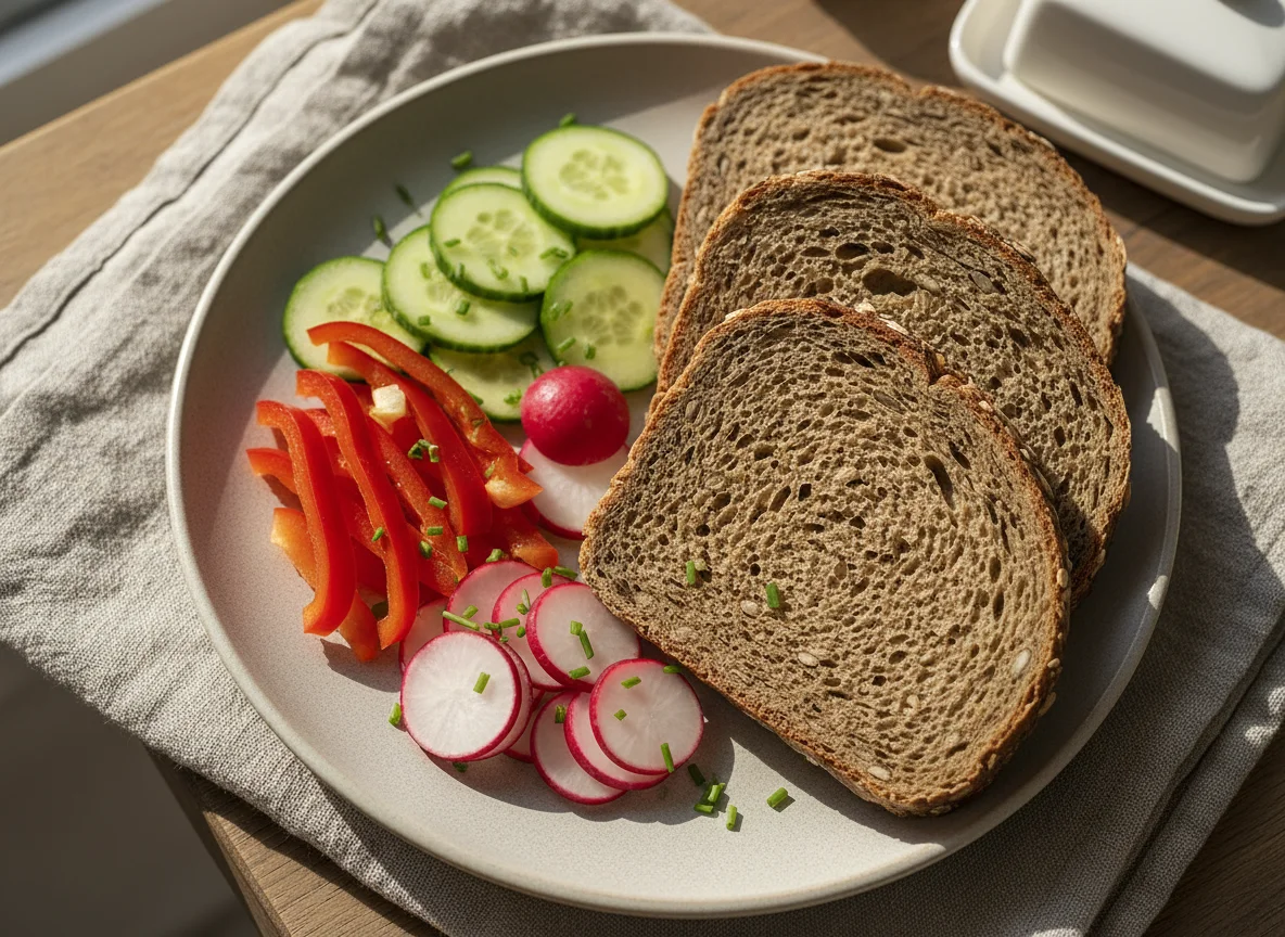 Brotzeit mit Gemüse photo