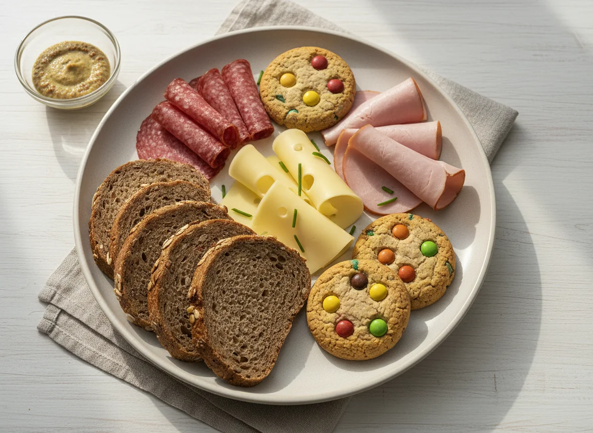 Brotzeit mit Keksen photo
