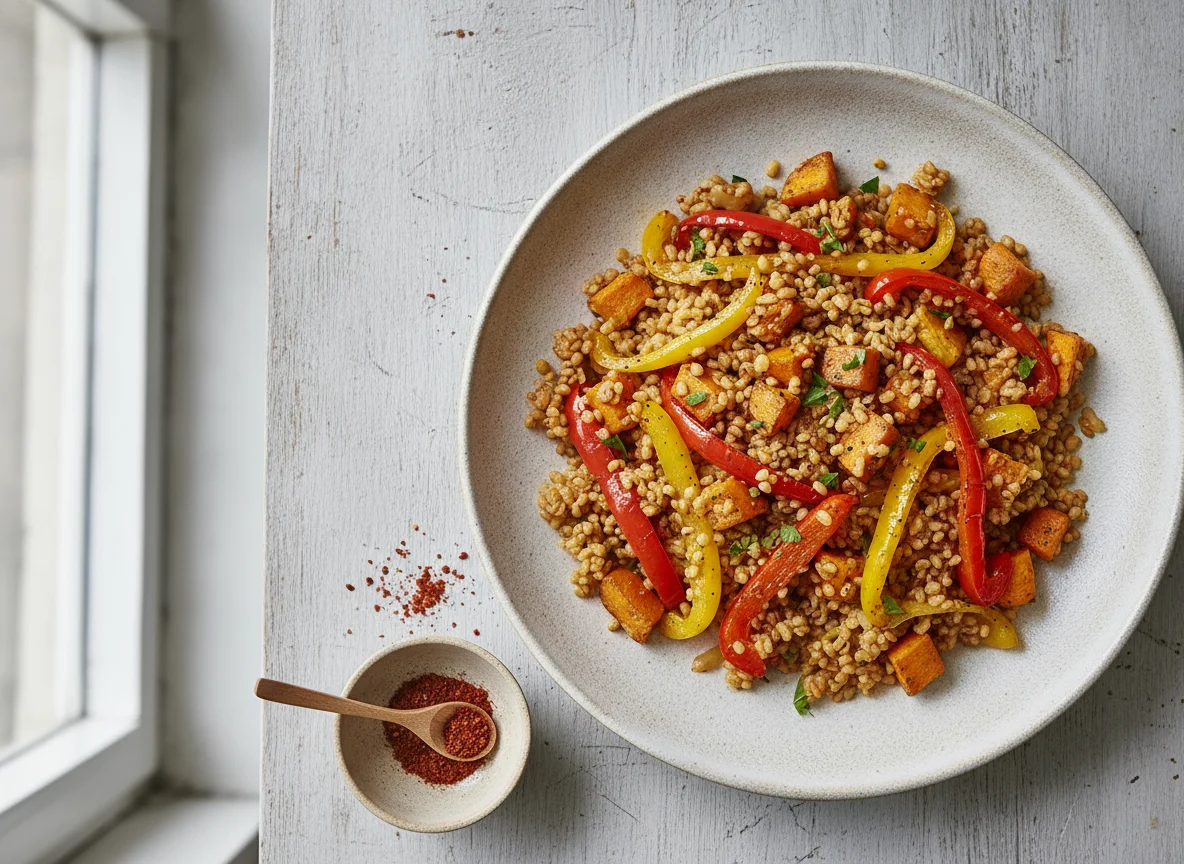 Bulgur-Gemüse-Pfanne photo