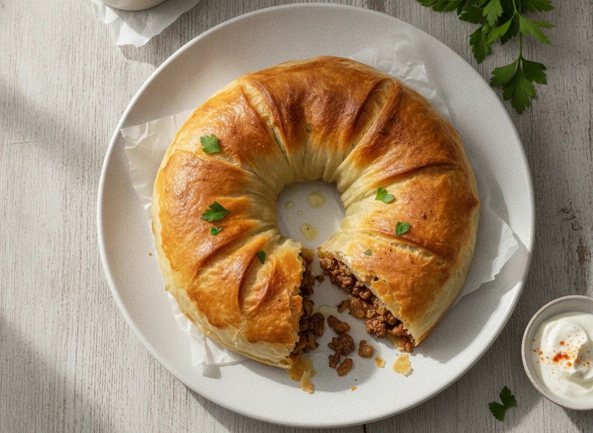 Burek mit Fleisch photo