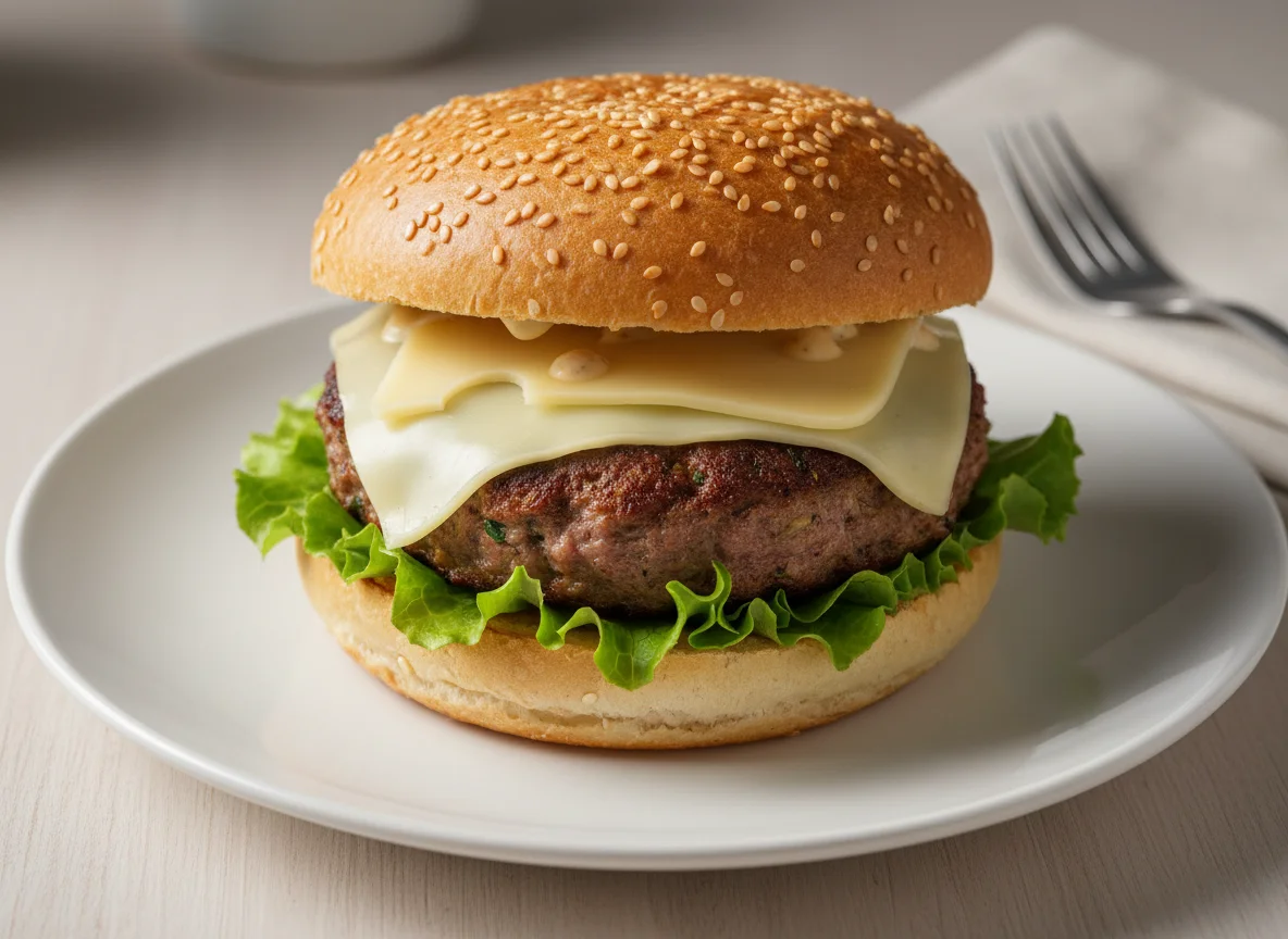 Burger mit Käse photo