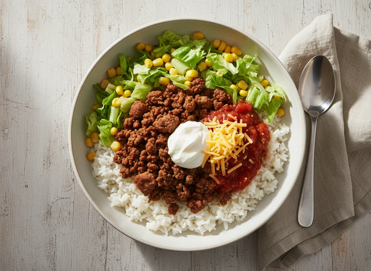 Burritobowl mit Rind photo