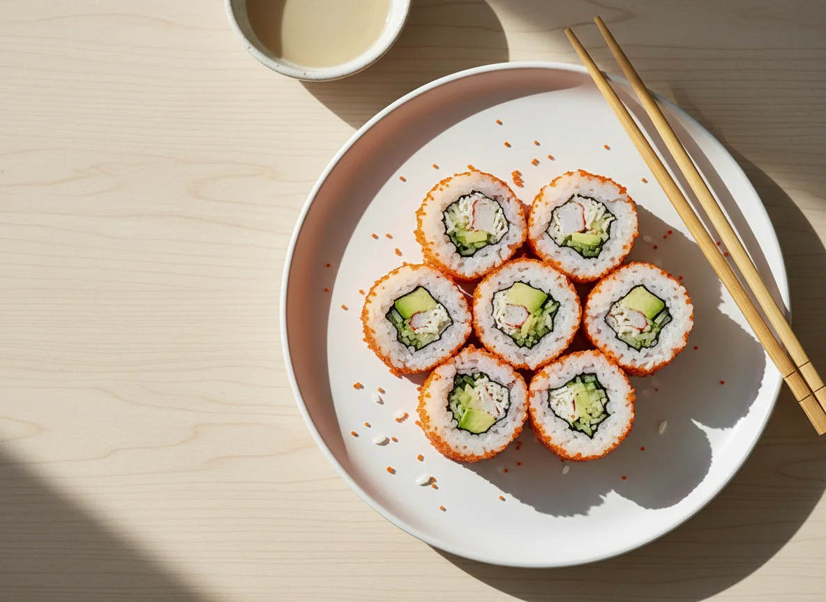 California Maki mit Tobiko photo