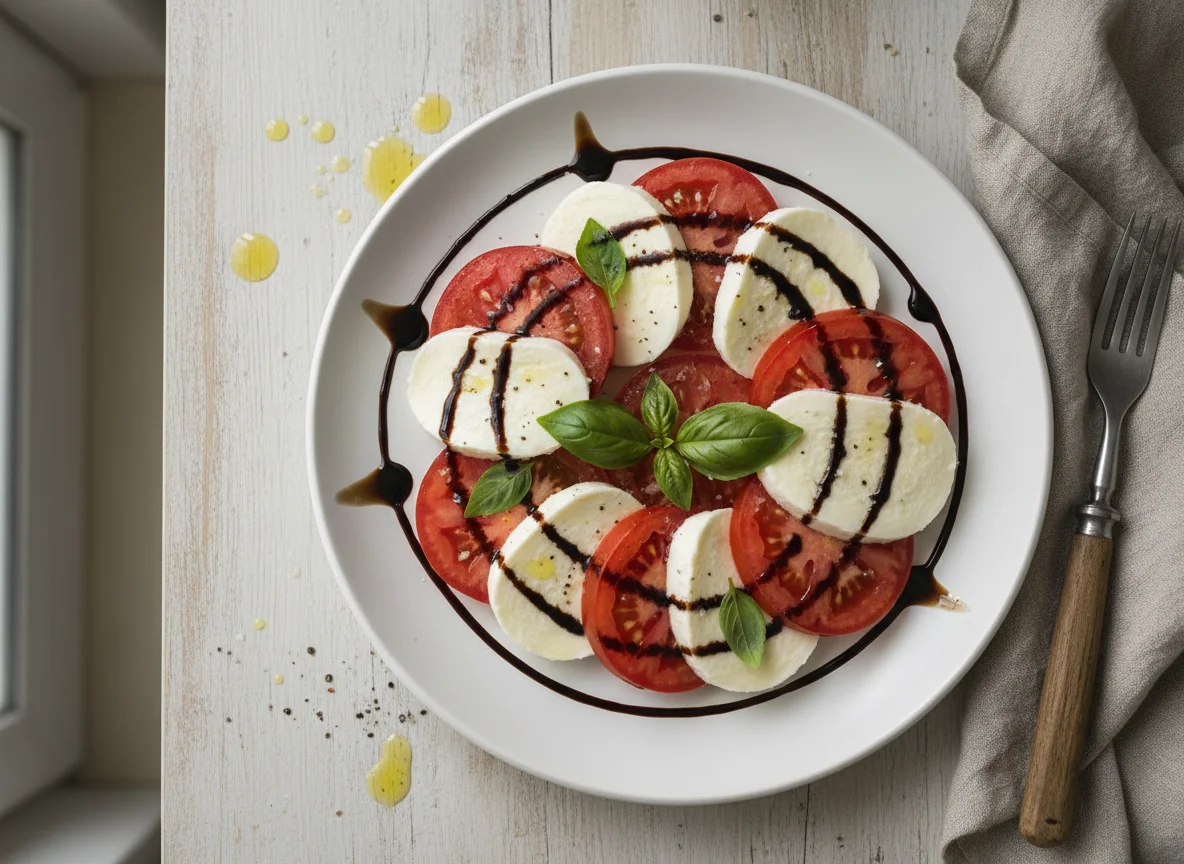 Caprese Salat mit Balsamico photo