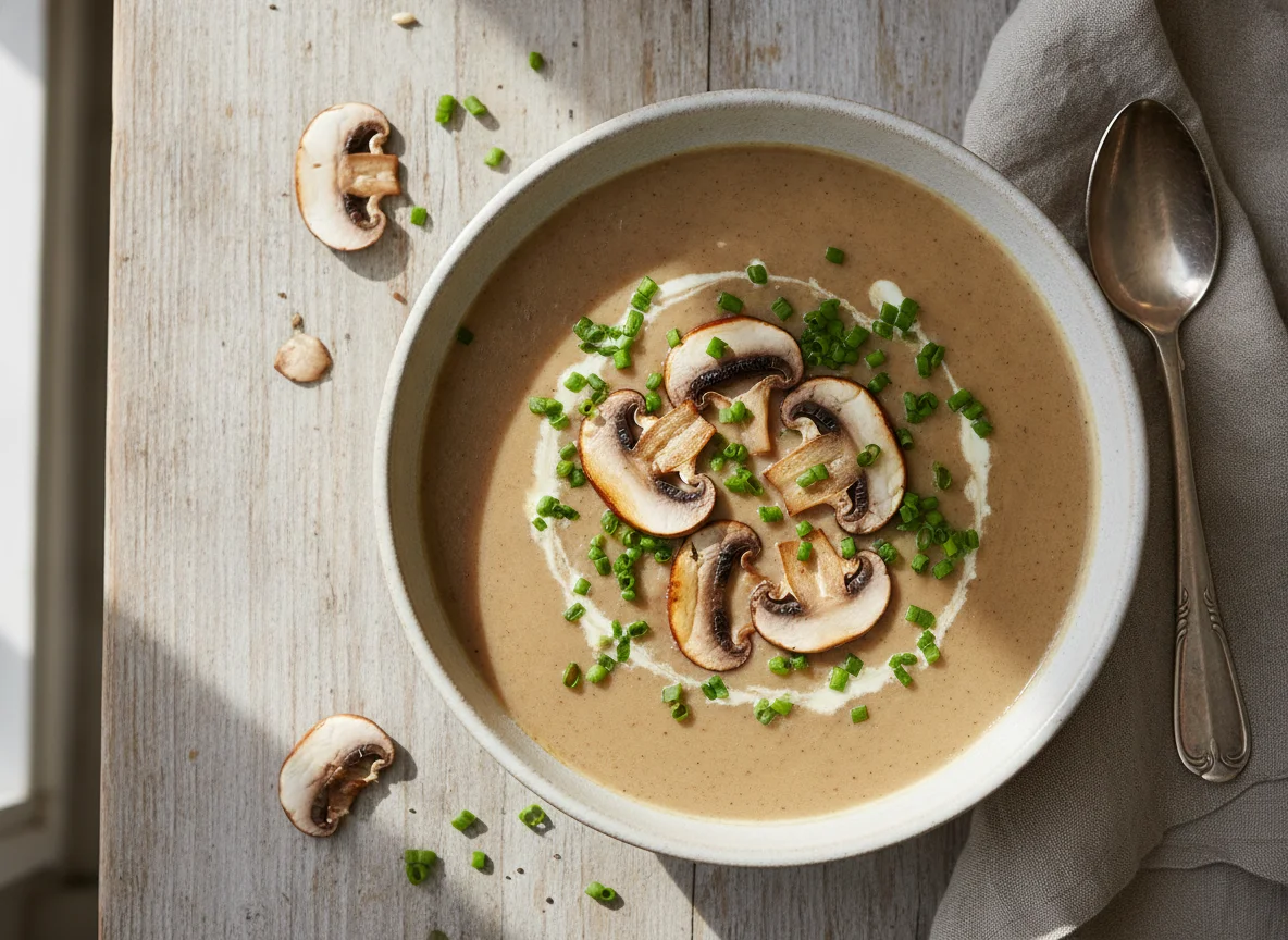 Champignoncremesuppe photo
