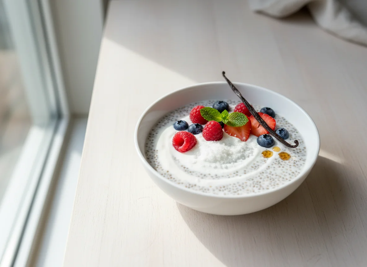 Chia-Kokos-Pudding photo