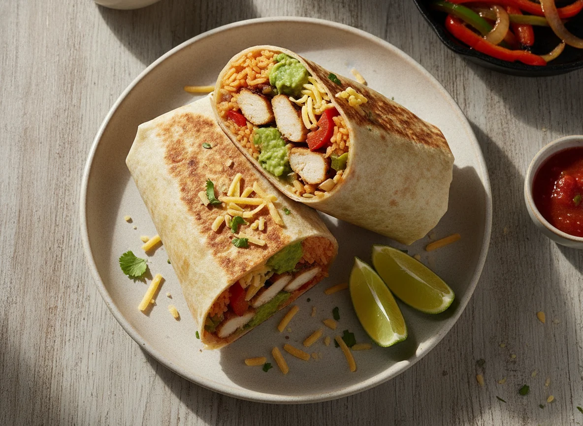 Chicken Fajita Burrito photo