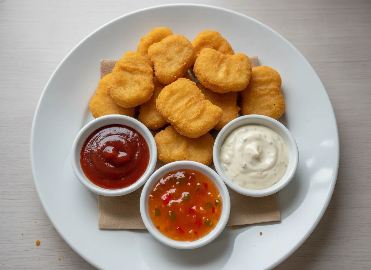 Chicken McNuggets mit Saucen photo