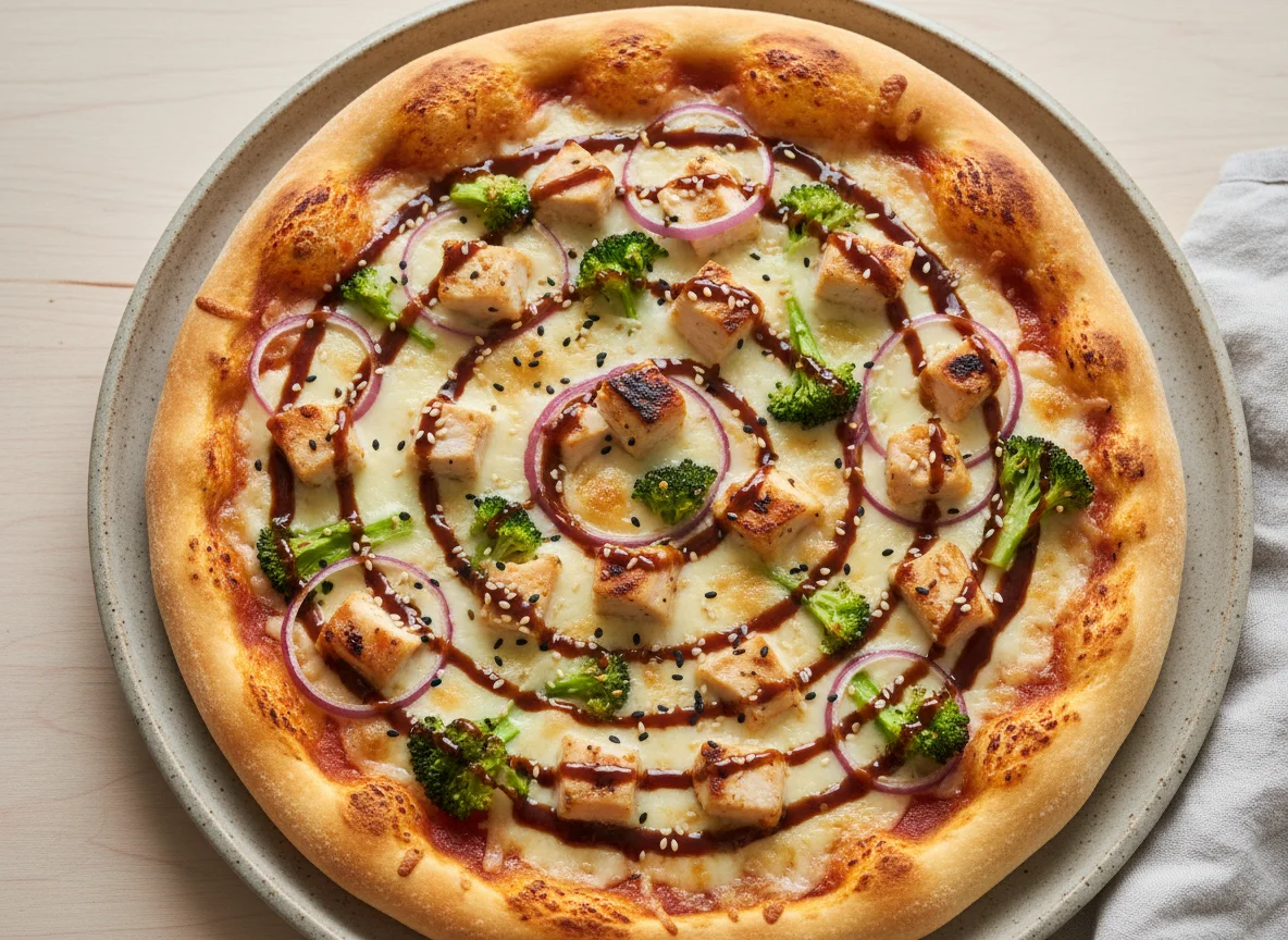 Chicken Teriyaki Pizza photo