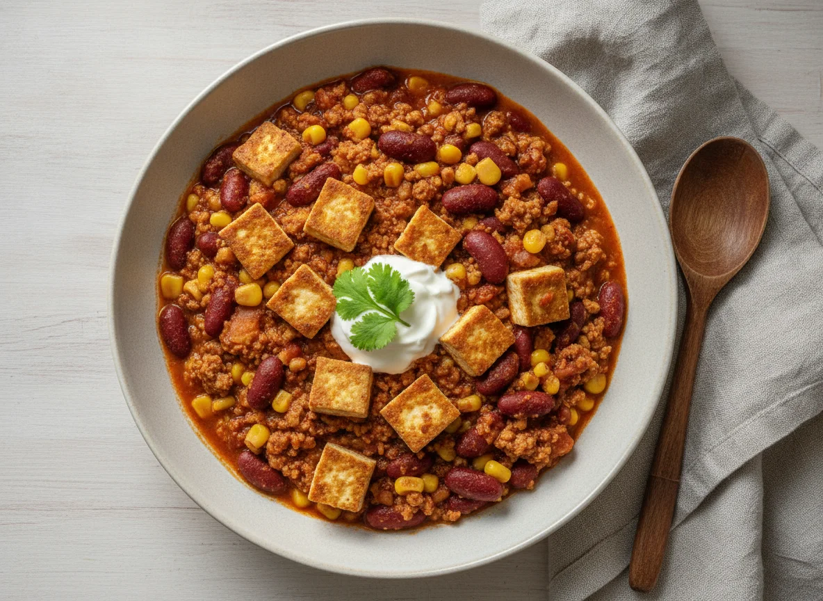 Chili sin Carne mit Tofu photo