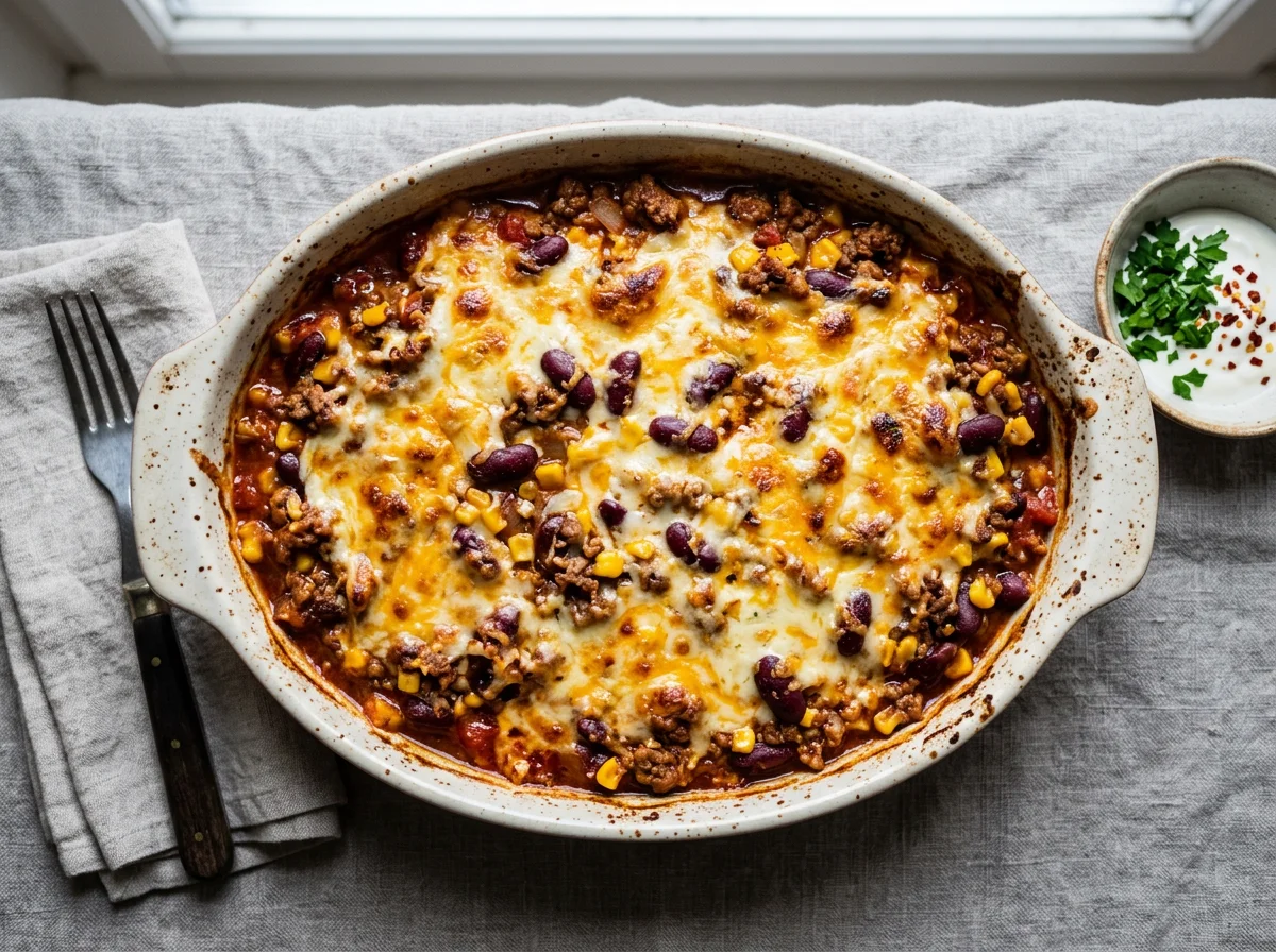 Chili-Käse-Auflauf photo