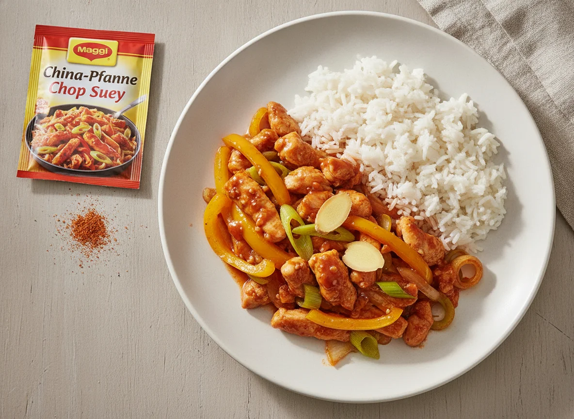 China-Pfanne Chop Suey photo
