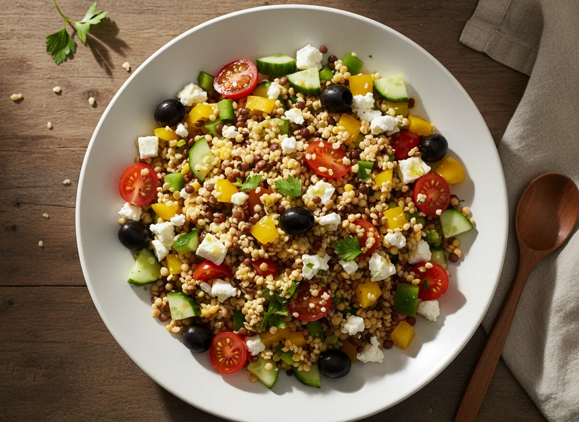 Couscous Linsen Salat photo
