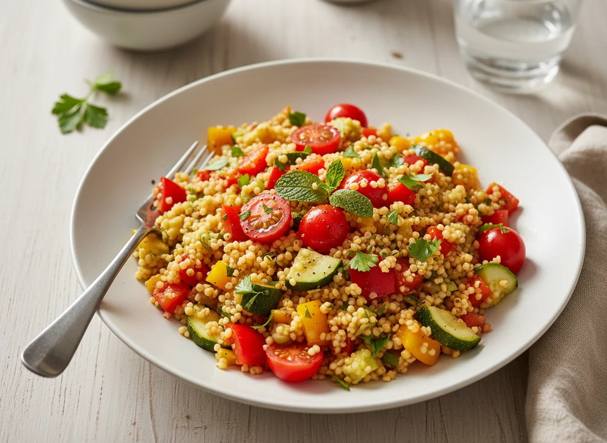 Couscous mit Gemüse photo