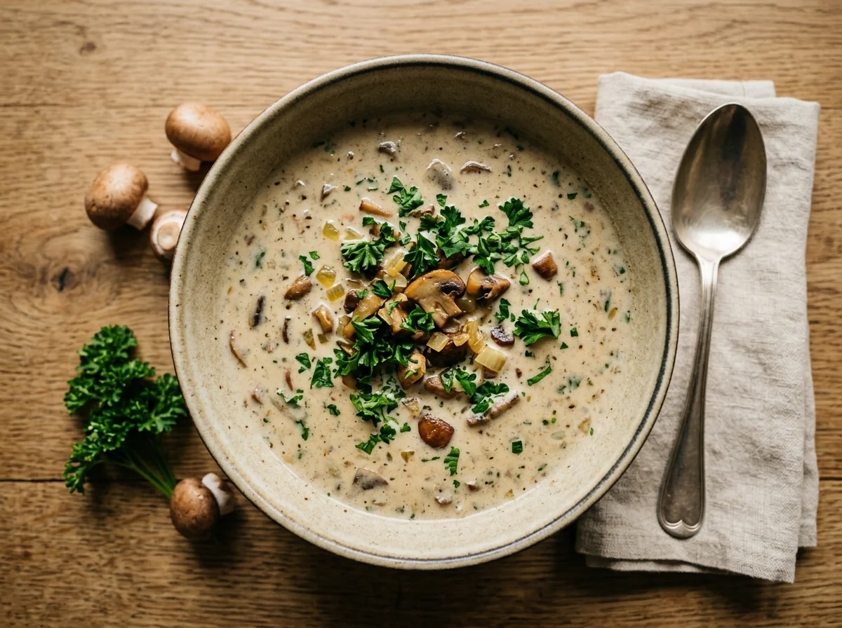 Cremige Pilzsuppe photo