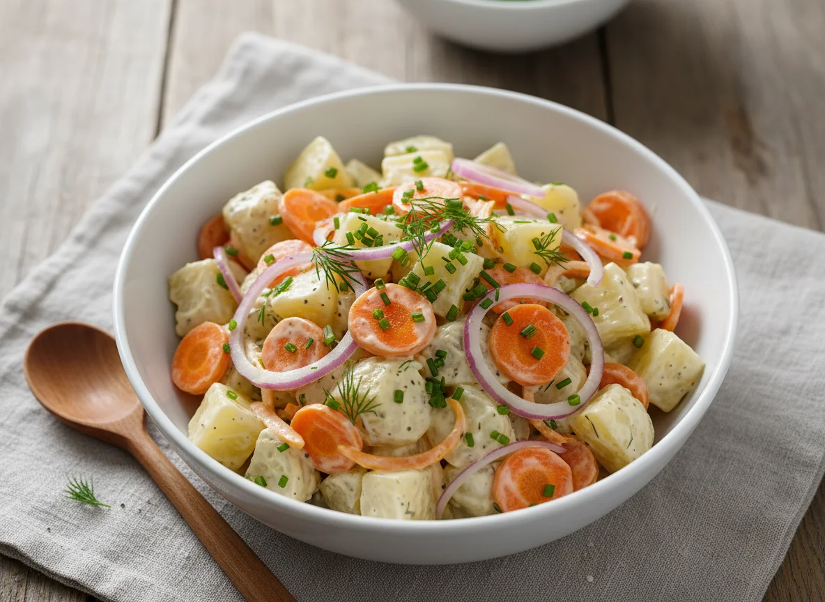 Cremiger Gemüsesalat photo