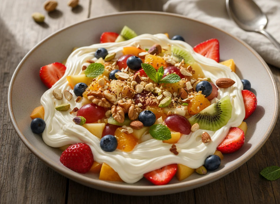 Cremiger Obstsalat photo