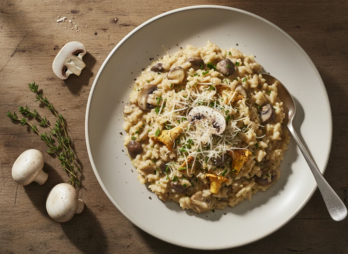 Cremiges Pilzrisotto photo
