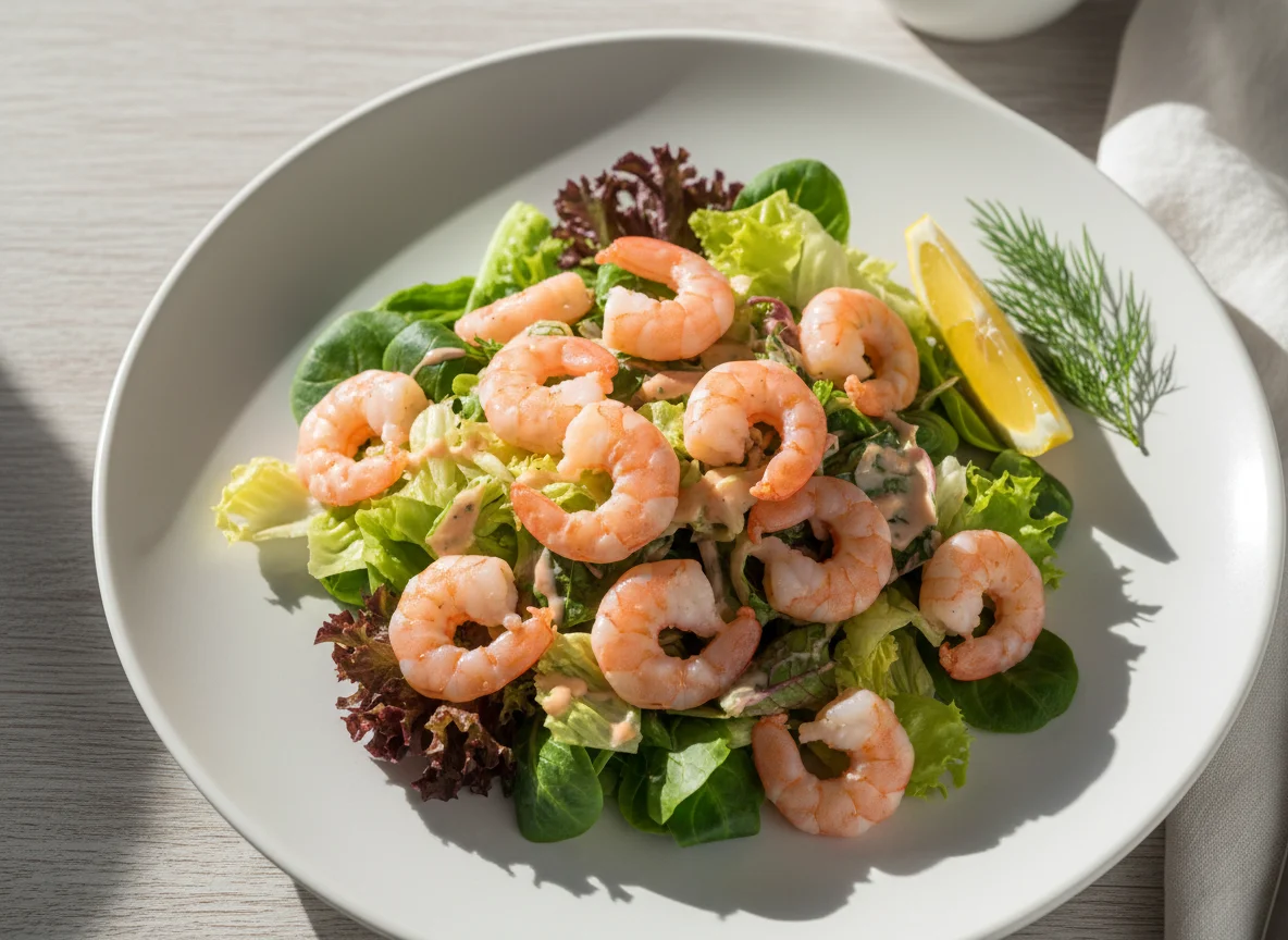 Crevetten-Cocktail-Salat photo