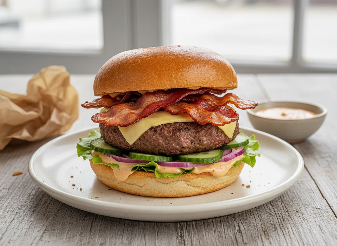 Crispy Bacon Burger photo