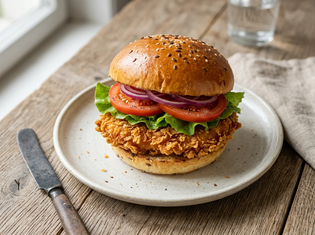 Crunchy Chicken Burger photo