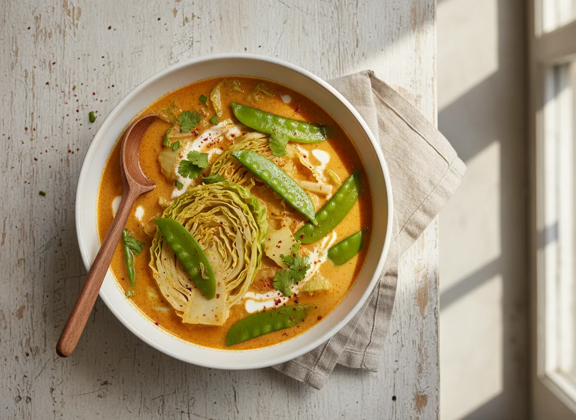 Curry-Gemüsesuppe photo