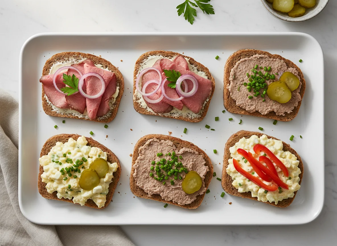 Deutsche belegte Brote photo