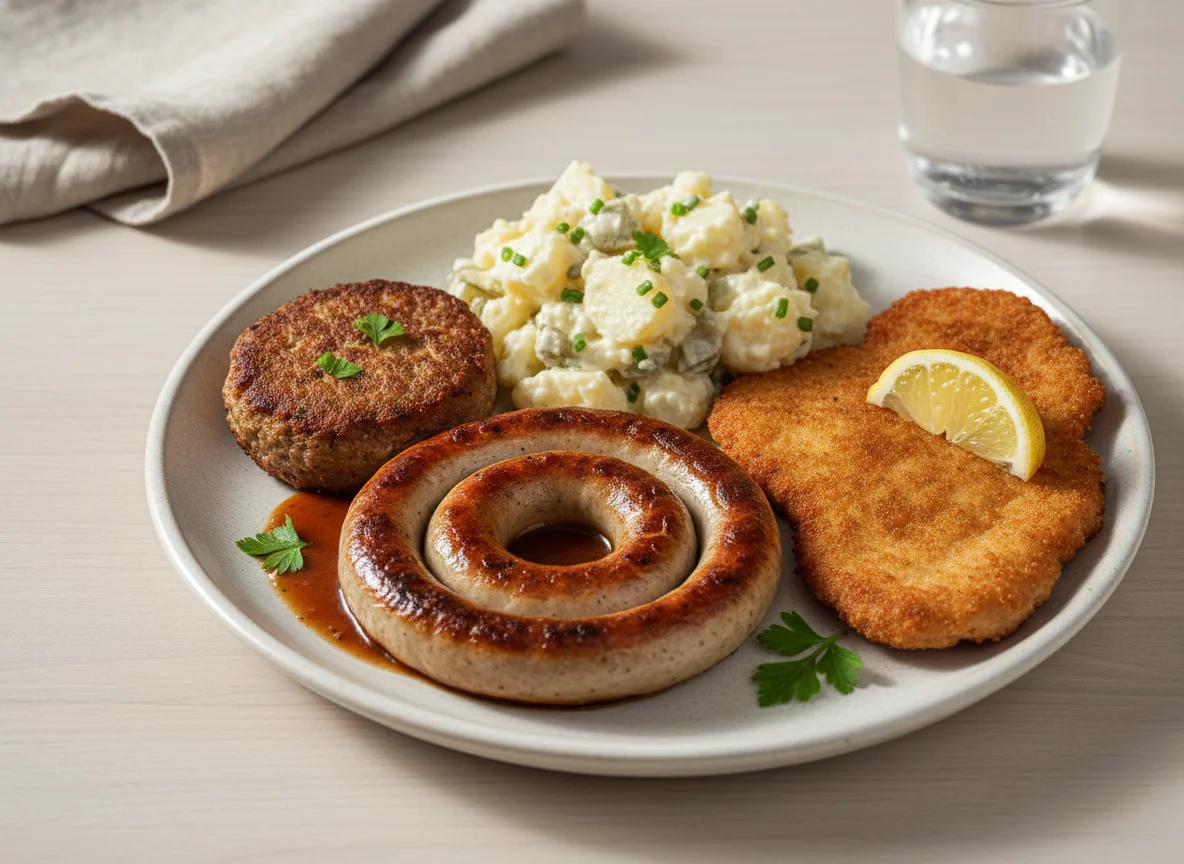 Deutscher Imbiss-Teller photo