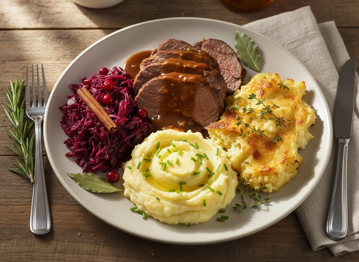 Deutsches Weihnachtsessen photo