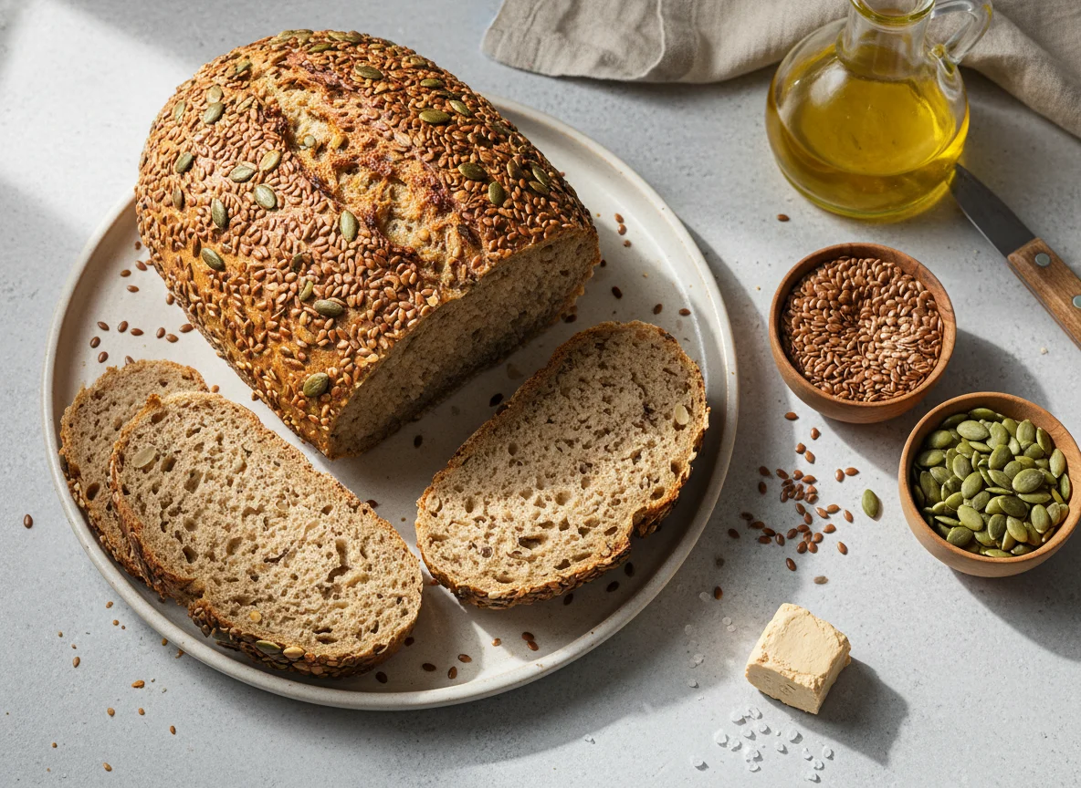 Dinkel-Saat-Brot photo