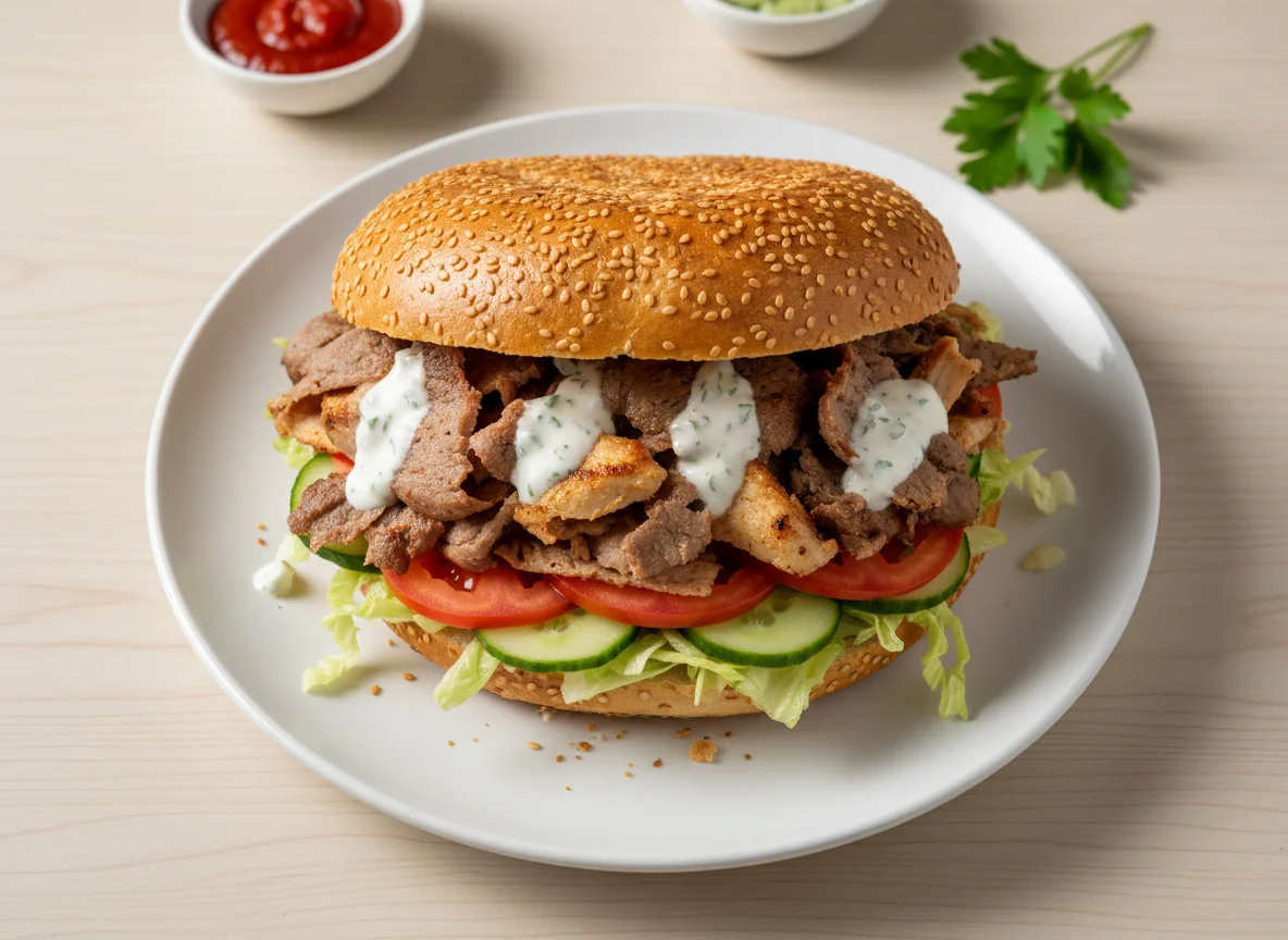 Döner Kebab Sandwich photo