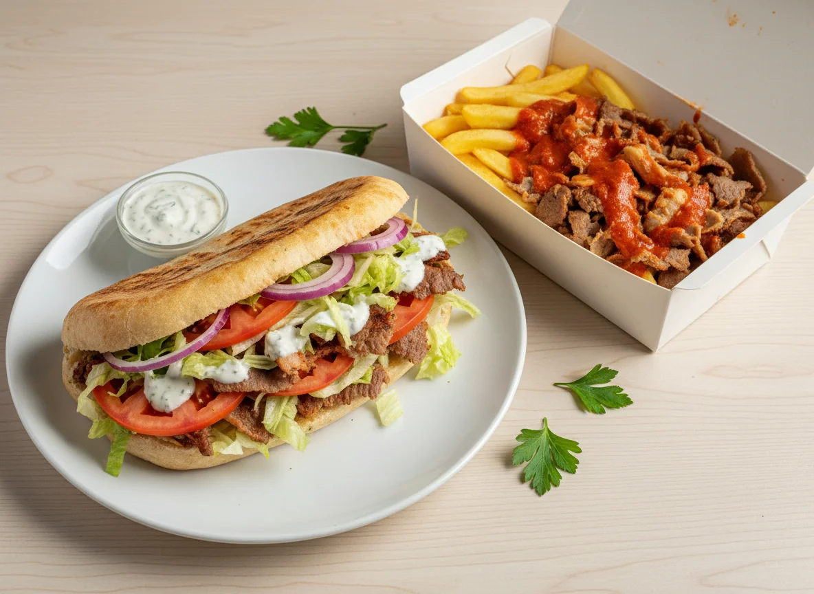 Döner Kebab und Döner Box photo