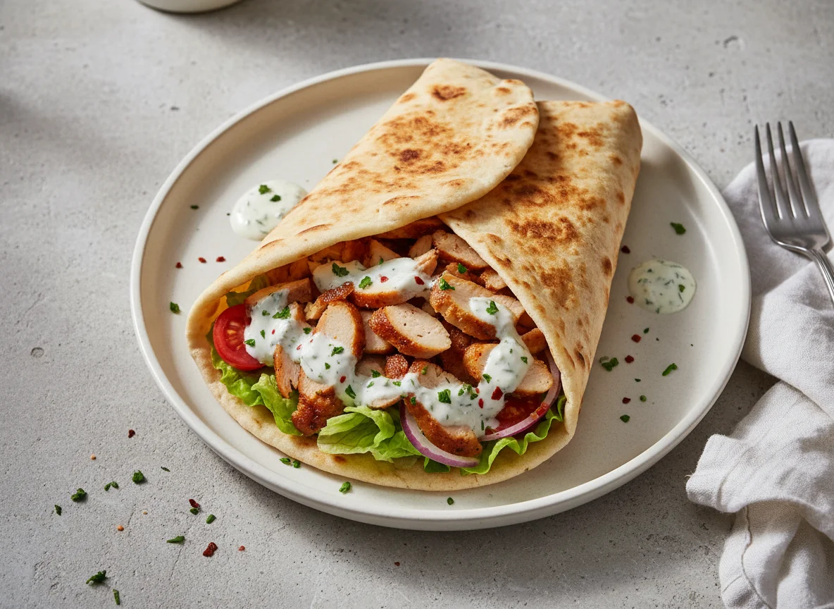 Döner Kebab Wrap photo