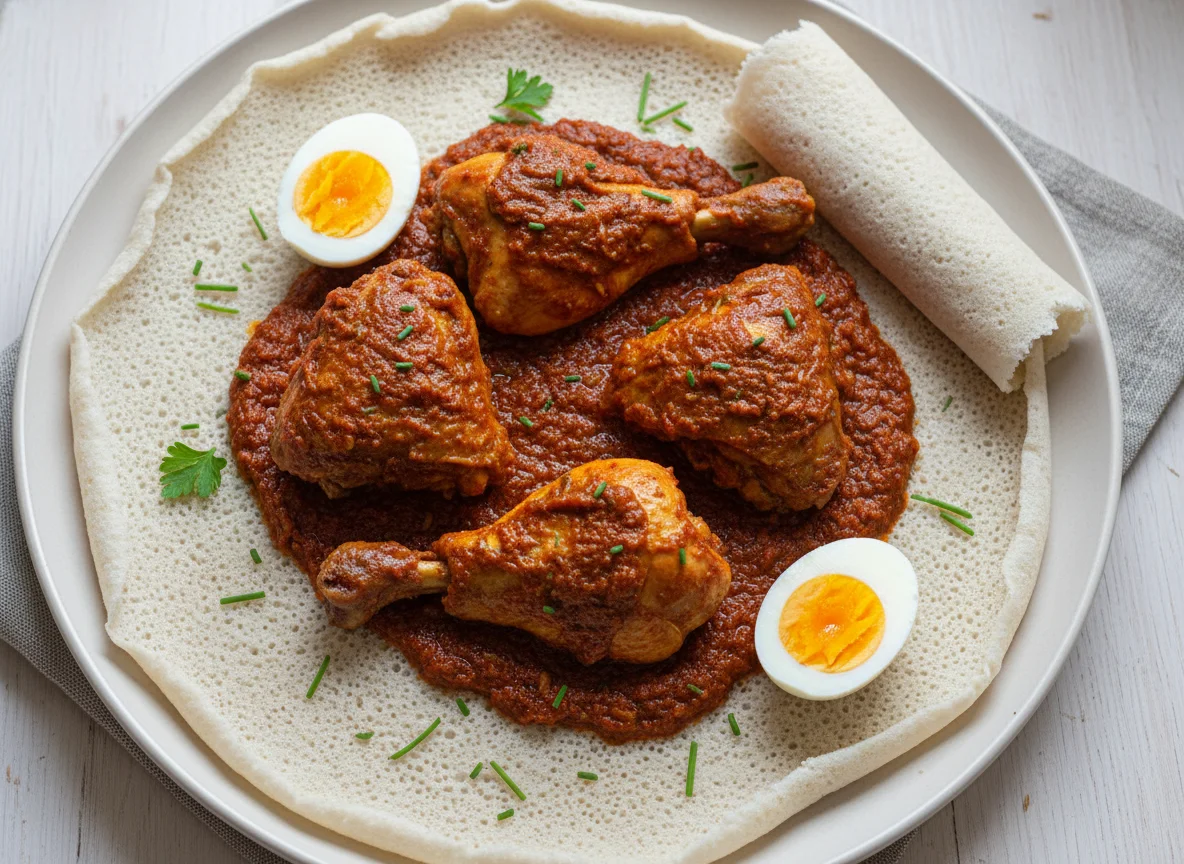 Doro Wot mit Injera photo