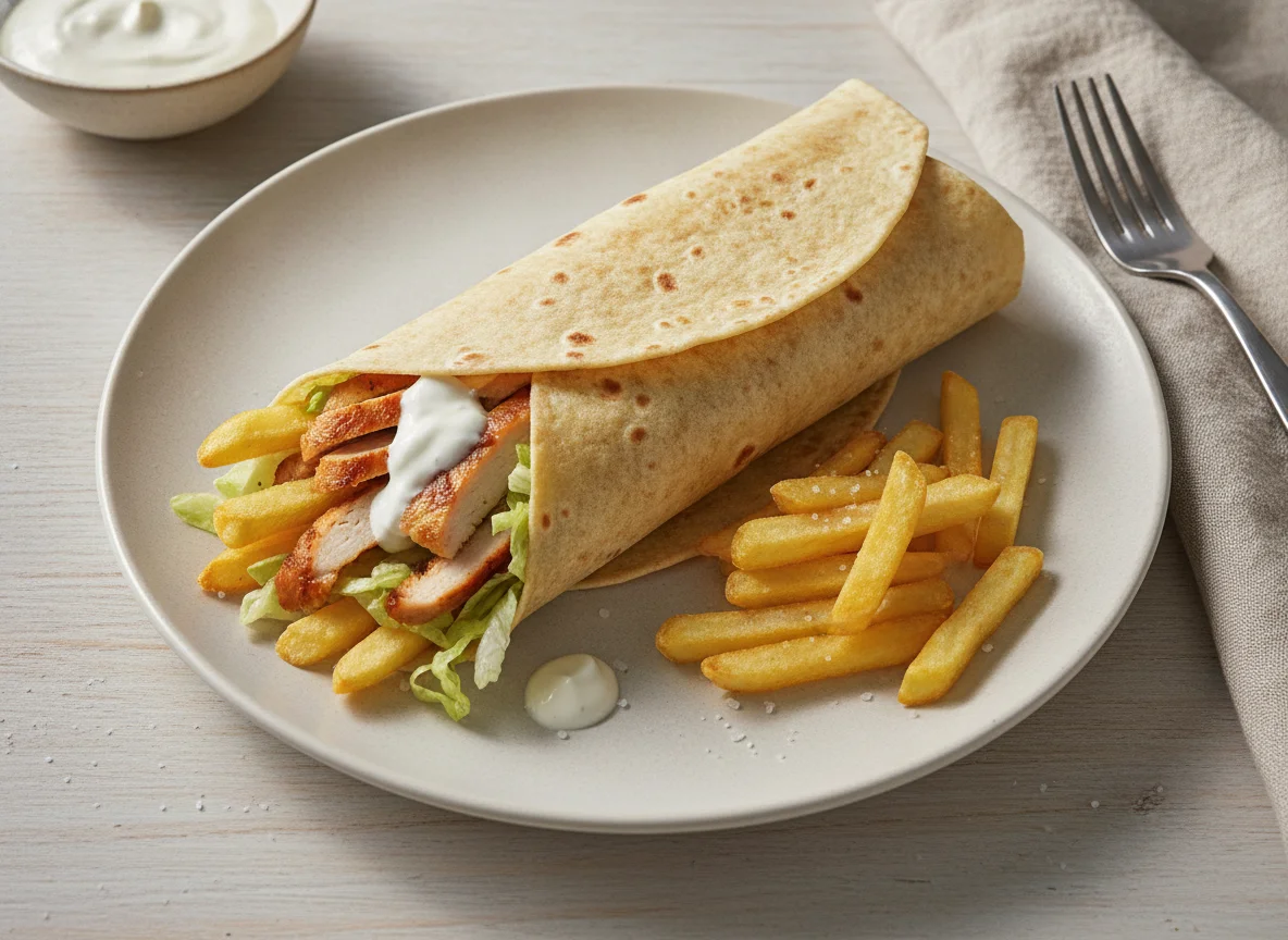 Dürüm Döner mit Hähnchen photo