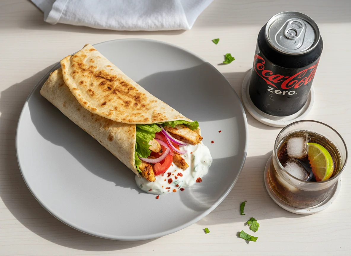 Dürüm und Cola Zero photo