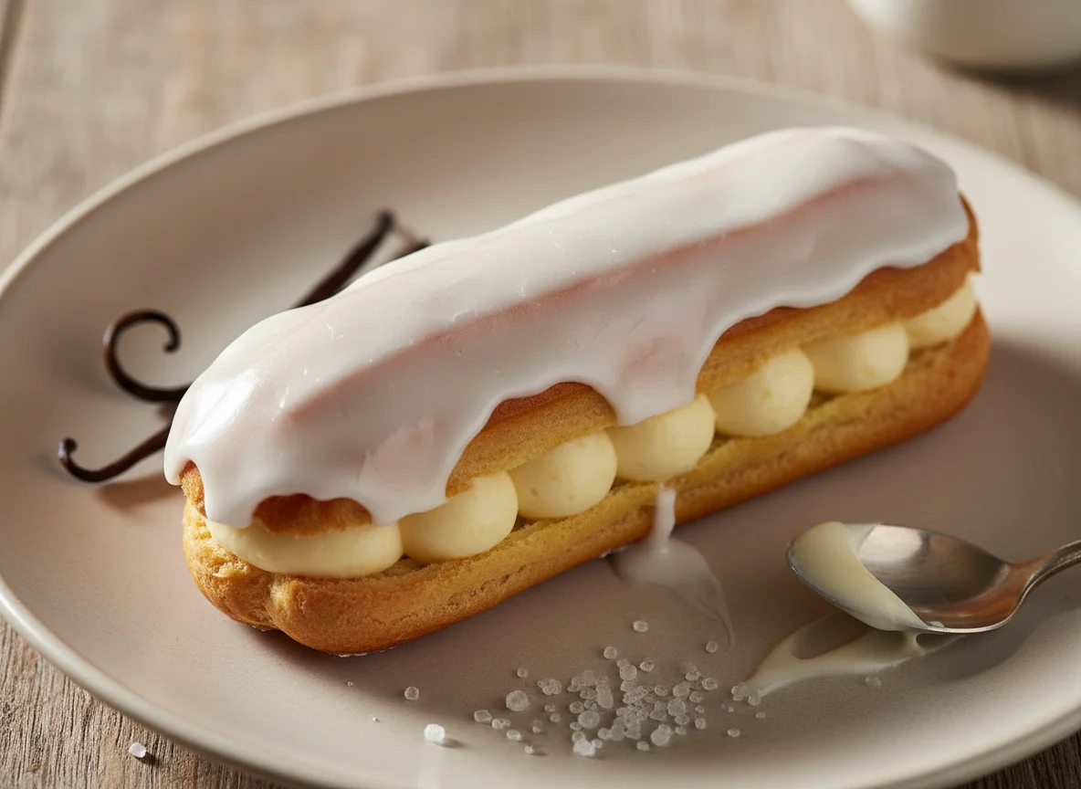 Eclair mit Zuckerguss photo
