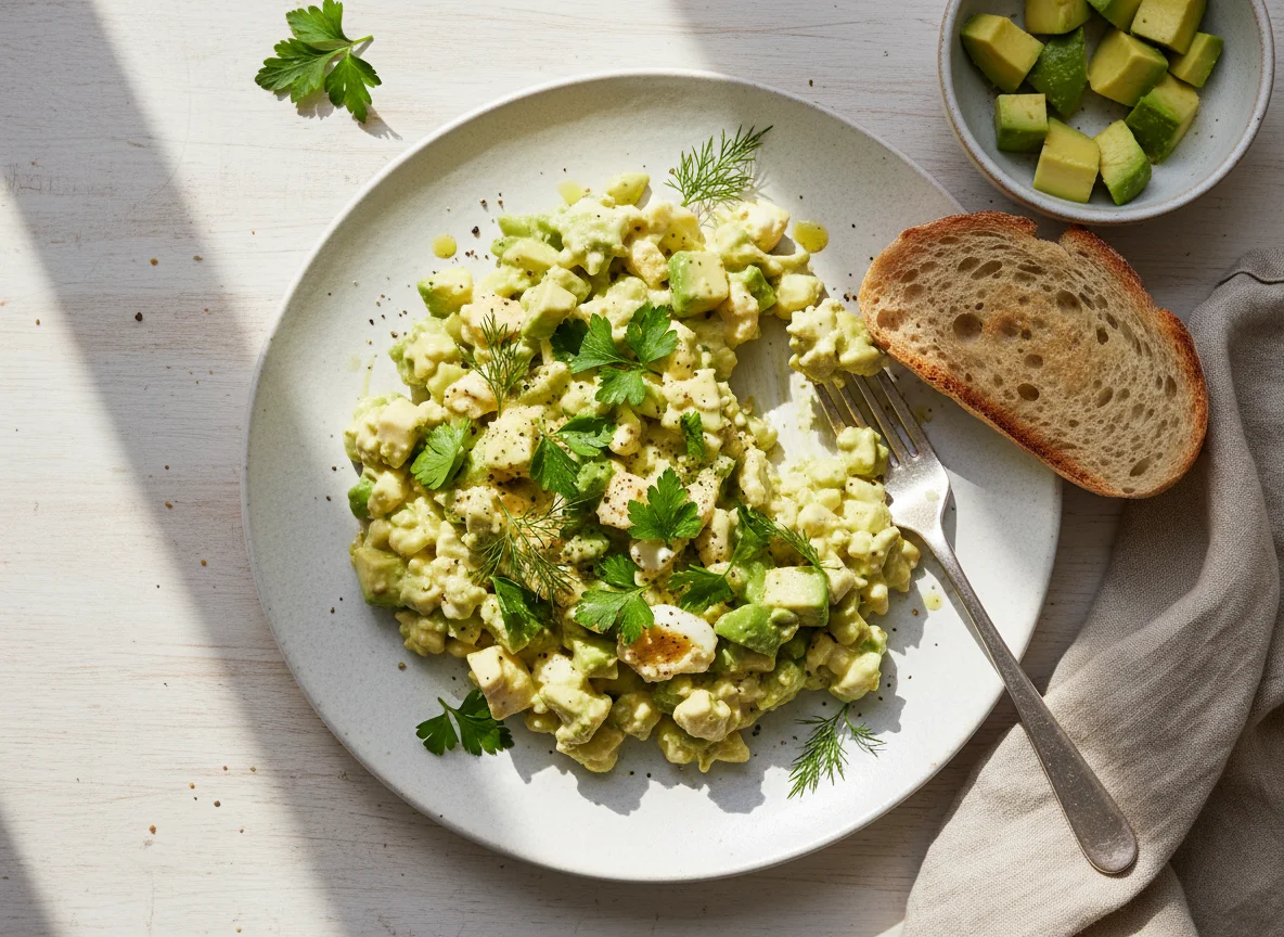 Eiersalat mit Avocado photo