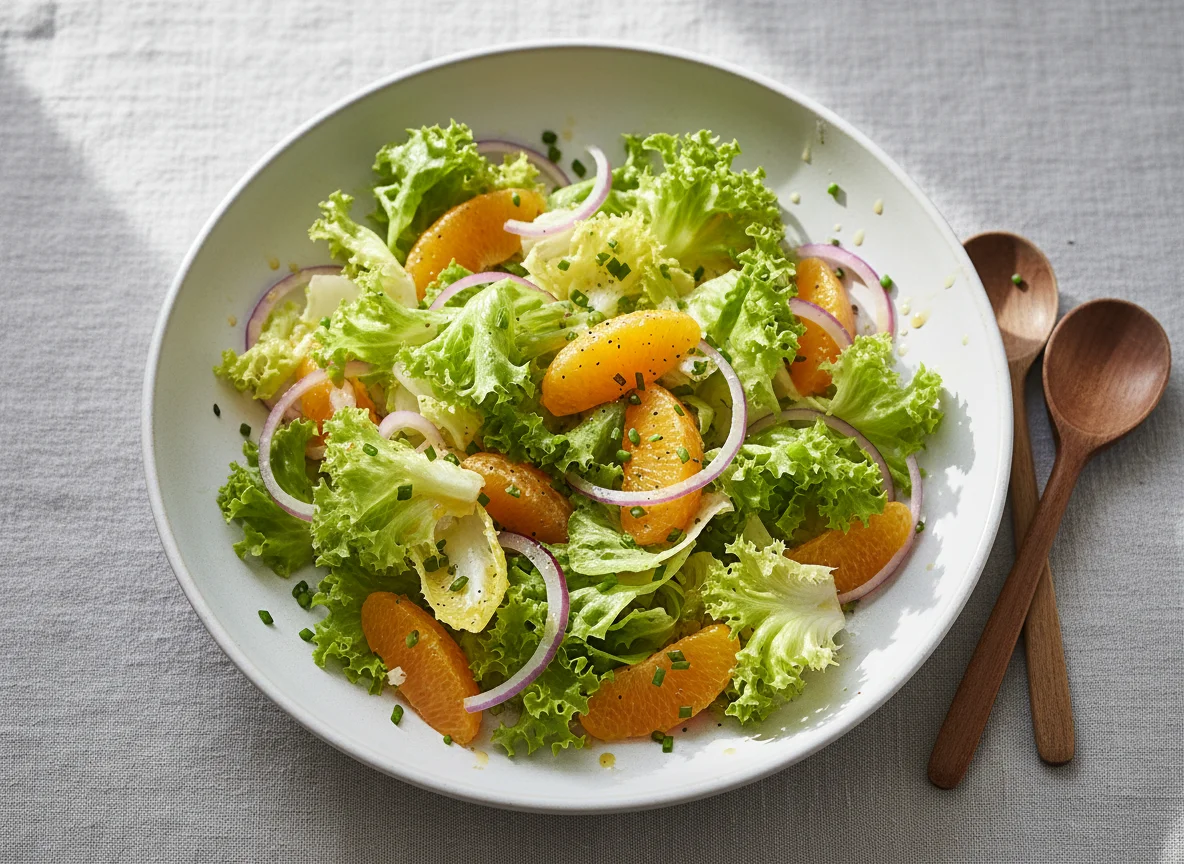 Endiviensalat mit Orangen photo