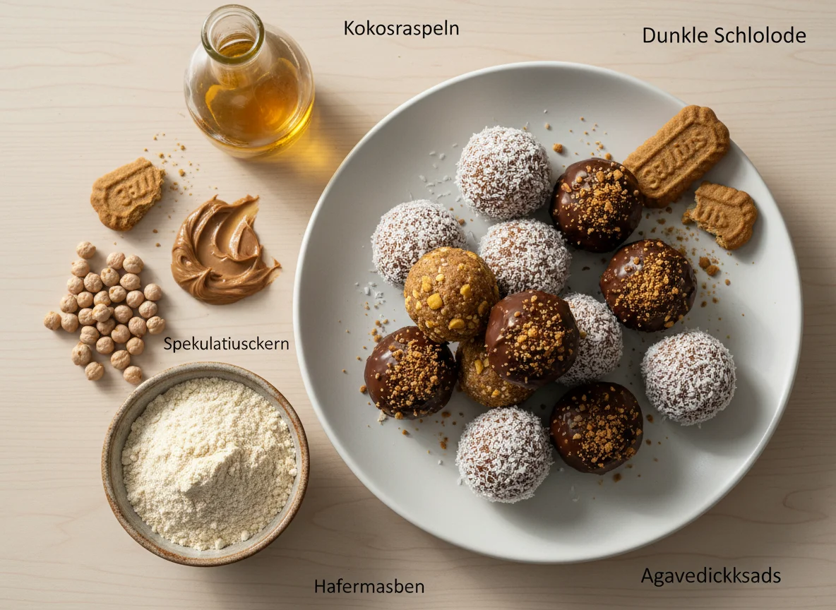 Energiebällchen mit Spekulatiusgeschmack photo