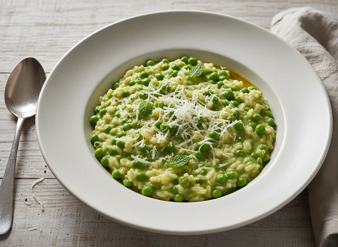 Erbsenrisotto photo