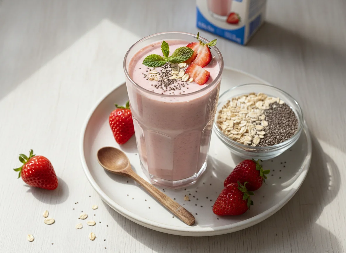 Erdbeer-Chia-Smoothie photo
