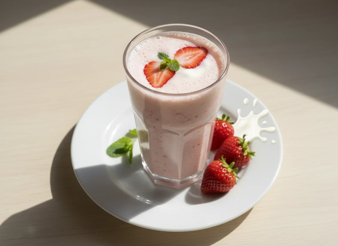 Erdbeer-Joghurt-Smoothie photo