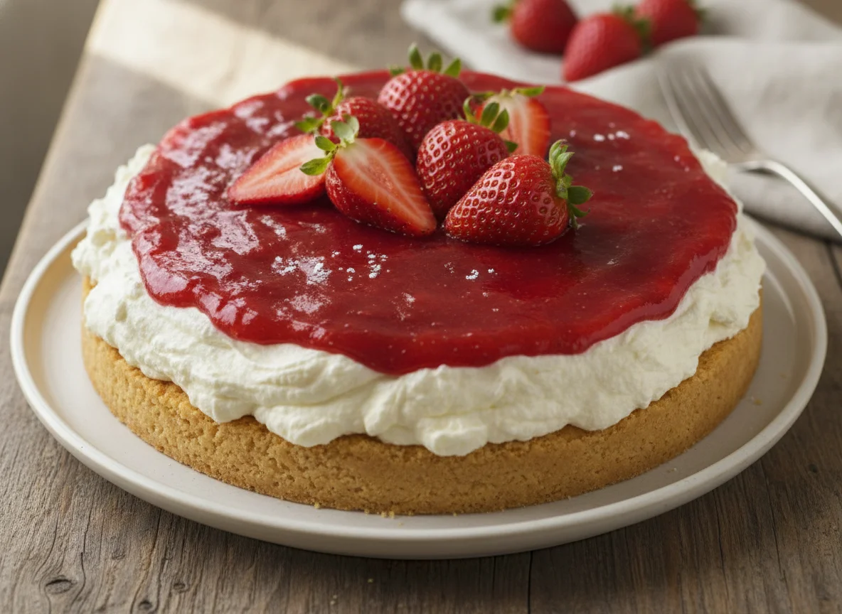 Erdbeer-Quark-Torte photo