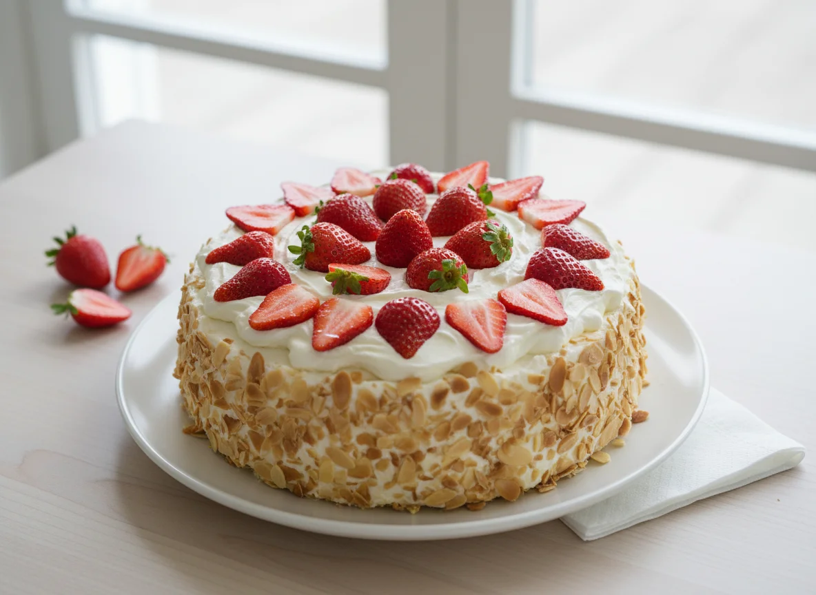 Erdbeer-Sahnetorte photo