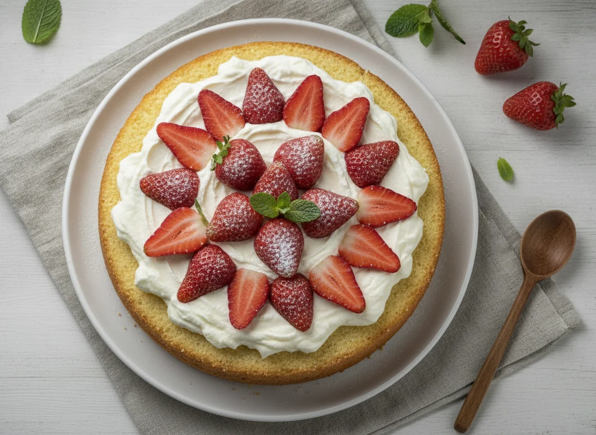 Erdbeersahnetorte photo
