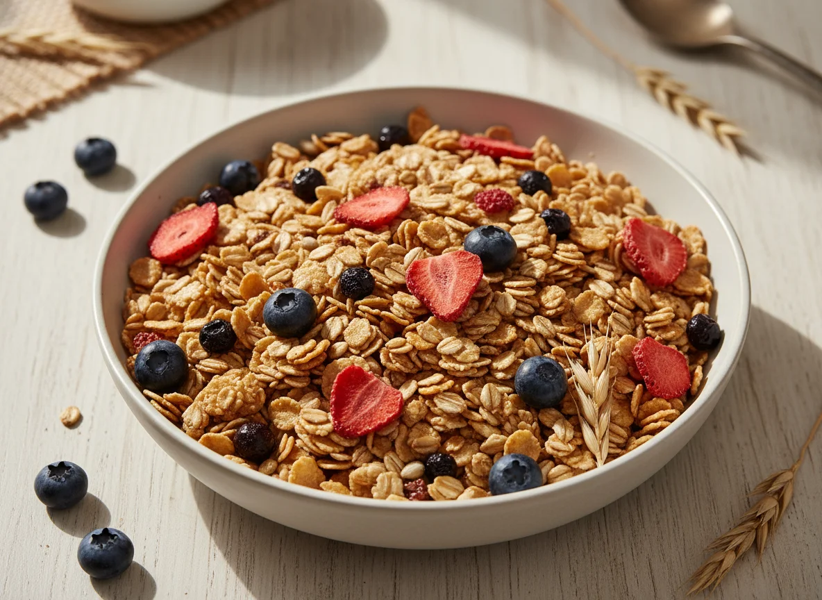 Farmer Croc Knabbermuesli mit Waldbeeren photo