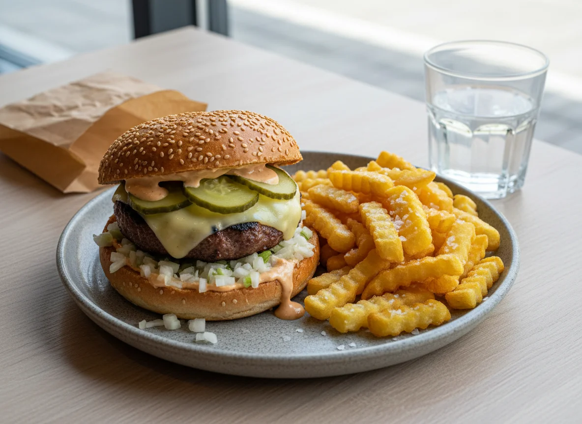 Fast-Food-Menü photo